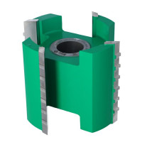 GP2.GłowicaHSS Z4 -deskaTarasowa TYP 4 D=160 F= 40 I=135 mm