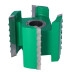 GP2.GłowicaHSS Z4 -deskaTarasowa TYP 4 D=160 F= 40 I=135 mm
