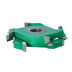 GP3.Zest.4 GłowicHM Z4 -deskaPod TYP I D=160 F= 30 I=16-32 mm 2x(pióro+wpust)