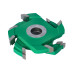 GP3.Zest.4 GłowicHSS Z4 -deskaPod TYP F D=160 F= 30 I=19-35 mm 2x(pióro+wpust)