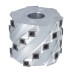 GS2.Głowica D=125 F=40 I=100 Z=6 14x14x2 ALU MEC