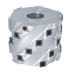 GS2.Głowica D=125 F=40 I=100 Z=6 14x14x2 ALU MEC