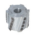 GS3.Głowica D=125 F=40 I=100 Z=6 ALU 15x15x2,5 R150