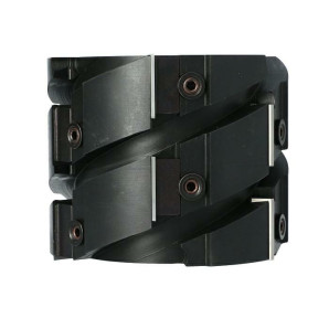 GS5.Głowica D=125 F=30 I=100 Z=6 STAL Noże 30x12x1,5, podfrezowanie fi55x27