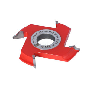 Głowica HM D=120 F=30 I=13 Z=4 R=8 RH ćwierćwałek prawy
