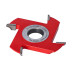 GZ2.Głowica D=125 F=30 I=13 HM R=8 Z4 ćwierćwałek prawy