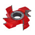 GZ3.Głowica HM D=140 F=40 I=40 R=15 Z=4