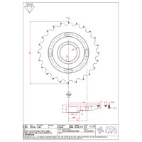 Hogger RADIUS D=220 I=12 F=60 (S-System 160) Z=24/4 H6 LH