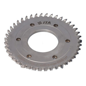 Hogger COMPACT D=250 I=12 F=80+4 Z=42+6 H6 LH - ząb prosty