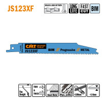 JS123XF-5 Piła szablasta L = 150I = 130 H = 19 K = 0,90 TS = 1,8-3,2