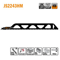 JS2243HM Piła szablasta L = 455I = 400 H = 50 K = 1,50 TS = 12,7