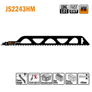 JS2243HM Piła szablasta L = 455I = 400 H = 50 K = 1,50 TS = 12,7