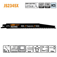 JS2345X-5 Piła szablasta L = 200I = 180 H = 19 K = 1,25 TS = 2,4-4