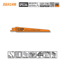 JS641HM-2 Piła szablasta L = 150I = 130 H = 19 K = 1,25 TS =  4,3