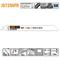JS725VFR-20 Piła szablasta L = 200I = 180 H = 19 K = 1,27 TS = 2,1-3,2