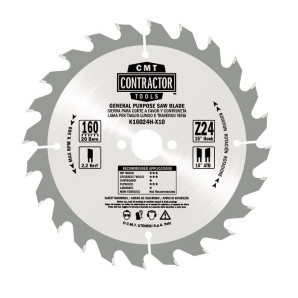 K160H-X03 Zestaw 3 pił HM D=1601x K16024H + 2x K16040H
