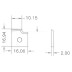 KKC.Płytka L=16 W=17 T=2 R=2 Typ 2 FELDER G320 G360