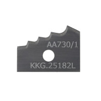 KKG.Płytka L=25 W=18,7 T=2 R=1,5-2,0-3,0 RH