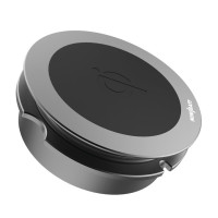 MB-FS80T MiniBatt Ładowarka bezprzewod.do montażu w meblach - Qi FS80 (5V & 9V) Quick Charge - aluminium kolor titanium