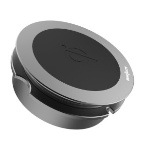 MB-FS80T MiniBatt Ładowarka bezprzewod.do montażu w meblach - Qi FS80 (5V & 9V) Quick Charge - aluminium kolor titanium