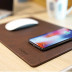 PowerPAD Brązowa podkładka pod myszz ładowarką bezprzewodową