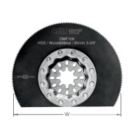 OMF106-X1 Brzeszczot oscylacyjny W=85K= 0,5 TS= 1,34 TPI=19 1 szt. STARLOCK
