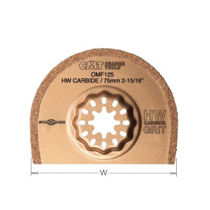 OMF125-X1 Brzeszczot oscylacyjny W=75K=1,2 1 szt. STARLOCK