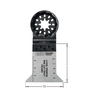 OMF221-X5 Brzeszczot oscylacyjny W=50I=50 TS= 1,4 TPI=18 5 szt. STARLOCK