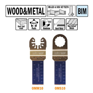 OMS10 Brzeszczot oscylacyjny W=22 I=48TPI=18 1 szt. uchywt pod Fein i Festool