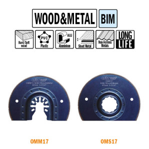 OMS17 Brzeszczot oscylacyjny W=87TPI=20 1 szt. uchywt pod Fein i Festool