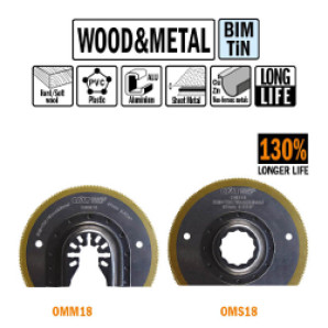 OMS18 Brzeszczot oscylacyjny W=87TPI=20 1 szt. uchywt pod Fein i Festool