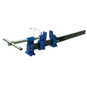 Ścisk ramowy do klejenia Piher H-125 cmmax. siła nacisku 2500 kg, ramię 6 cm, szyna 40x10 mm
