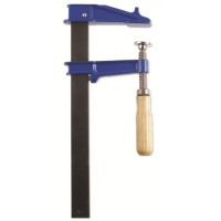 Ścisk śrubowy tłokowy Piher  EM-60 cmmax. siła nacisku 900 kg , ramię 8,5 cm, szyna 30x8 mm, rękojeść drewniana