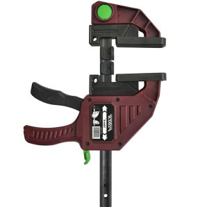 Ścisk stolarski Maxi Quick 45 cm max. siła nacisku 300 kg , ramię 9,4 cm, szyna 20x5 mm