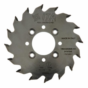 PDA.Piła D=120 F= 35 Z=16 K/P=4,0/2,8 PH: 4/5,5/50 champfer+4/5,5/50 champfer BIESSE ROVER FELDER