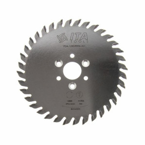 PDA.Piła D=125 F=20 Z=36 K/P=4,0/2,8 NS PH: 3x4,5(champfer 45)x35 + 3x4,5(champfer 45)x35 SCM
