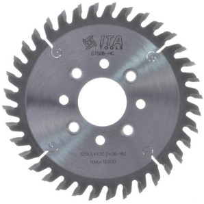 PDA.Piła D=125 F= 30 Z= 36 K=3,4 ZĄB: NS PH: 4x5,3/9,7/48+RH+4x5,3/9,7/48+LH HOMAG WEEKE BHX 500