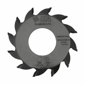 PKA.Piła D= 80 F= 30 Z= 12 K/P=3,2/2,2 ZĄB: L Poz. BI-MATIC