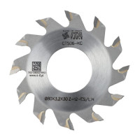 PKA.Piła D= 80 F= 30 Z= 12 K/P=3,2/2,2 Poz. ZĄB: L 10°